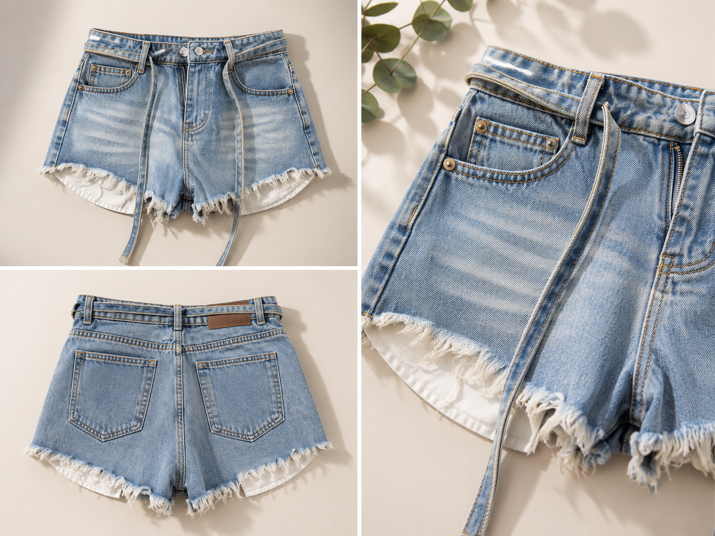Pantaloncino in denim donna